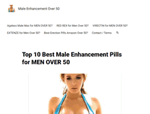 Tablet Screenshot of maleenhancementover50.com